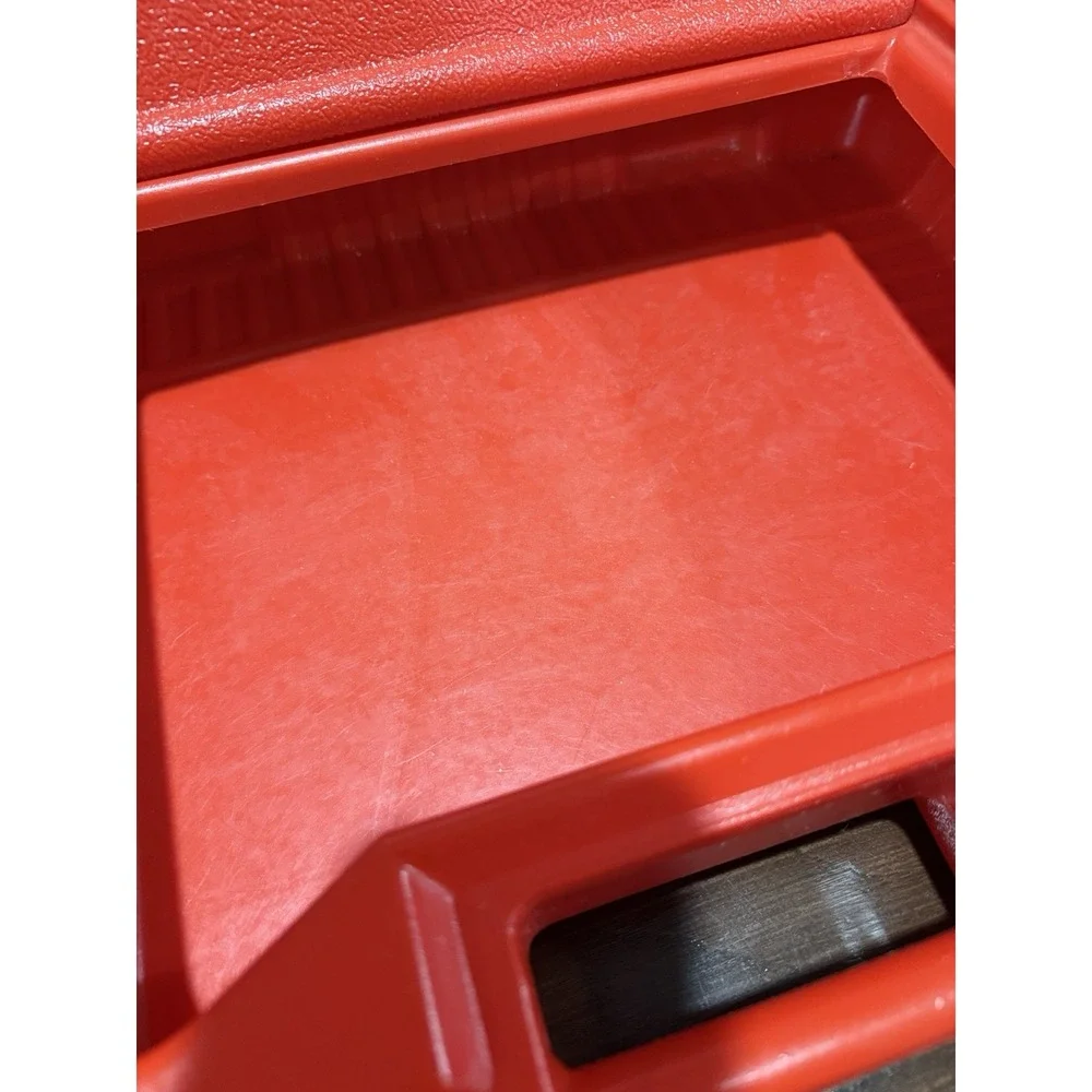 Vintage LEGO 1985 Red Plastic Storage Carrying Case Box Bin 15